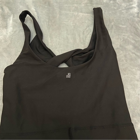 New! WeWoreWhat Onesie Twist Cutout Romper Black 27555 - Picture 9 of 10